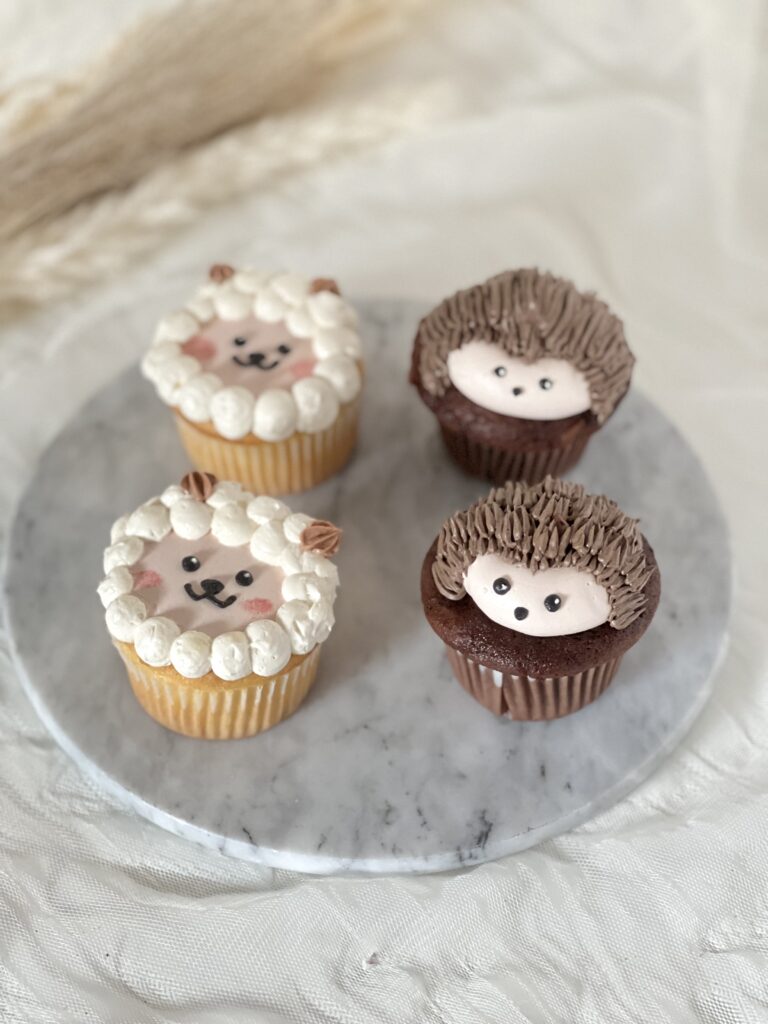 Animals cupcakes
