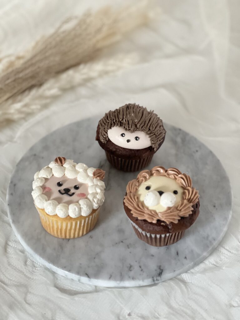 Animals cupcakes